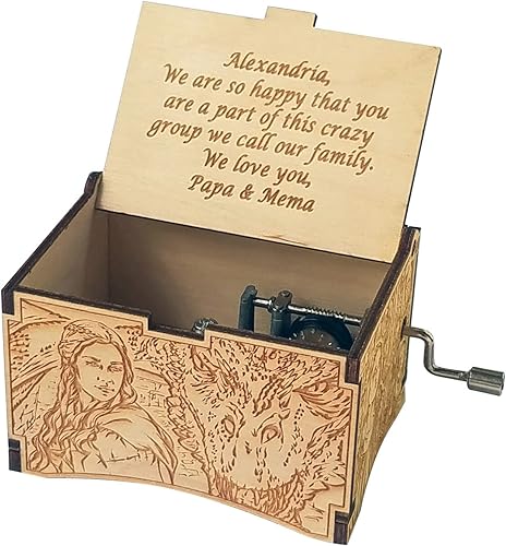 Vista 18 de TheLaser'sEdge, Caja de música de Juego de Tronos con el tema principal del título - House Lannister Casa Lannister