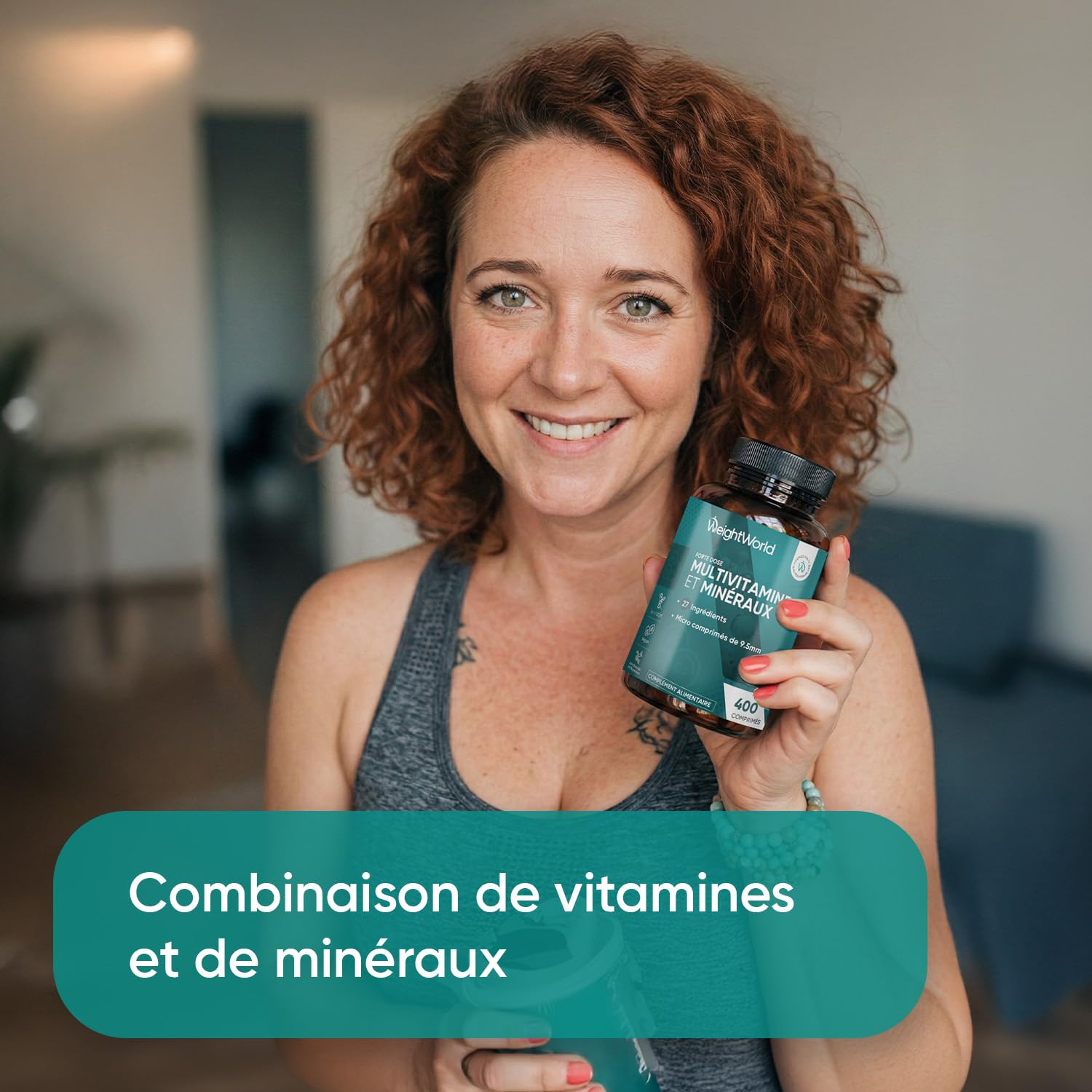 Multivitamines et Minéraux - 400 Micro-Comprimés Vegan (+ 1 An) - 27 Nutriments Essentiels Vitamines A B C D E K, Calcium, Magnesium, Zinc, Fer, Iode, Potassium, Vitamines, Minéraux et Compléments