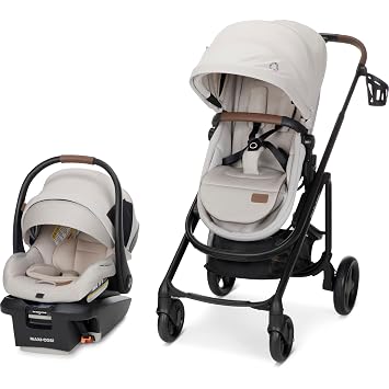 Maxi-Cosi TaylaTM Max Travel System, Baby Stroller and Car Seat Combo, Car Seat Stroller Combo, Desert Wonder