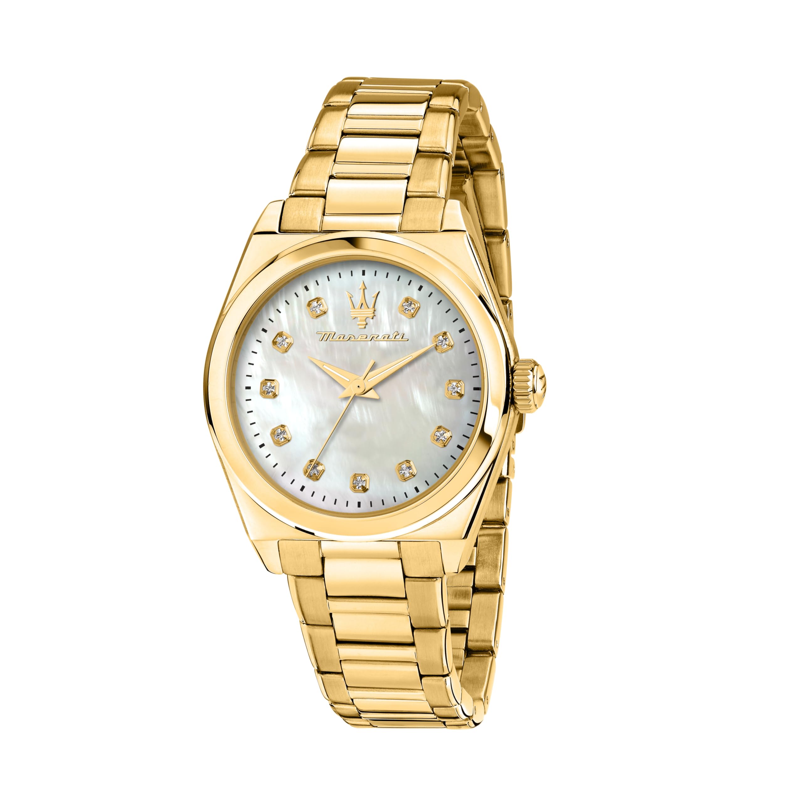 Maserati Orologio Donna in Acciaio, Solo tempo, Analogico, 35 mm, Collezione VELOCITA', Cristalli - R8853152502