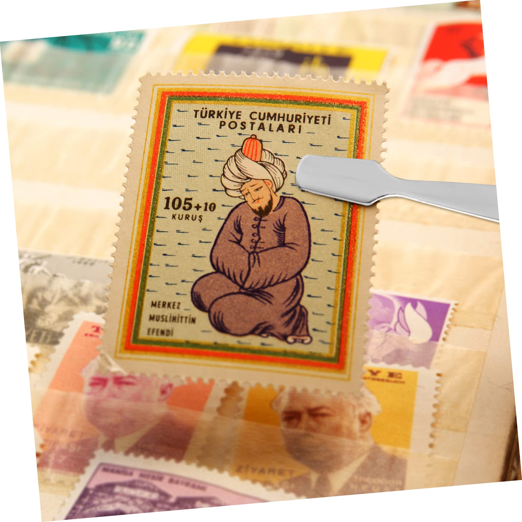 IWOWHERO Multi-use Precision Tweezers Serrated for Lash Extensions Tweezers Bonsai Gardening Stainless Steel