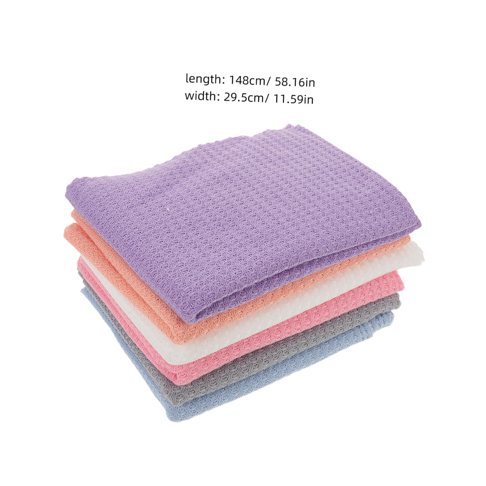Abaodam 6 Piezas Mantas Envolventes Elásticas para Niña Mantas de Recepción de Color Sólido Envoltura y para Recién Nacidos Prop para Fotografía Infantil para Sesión de Fotos Niñas