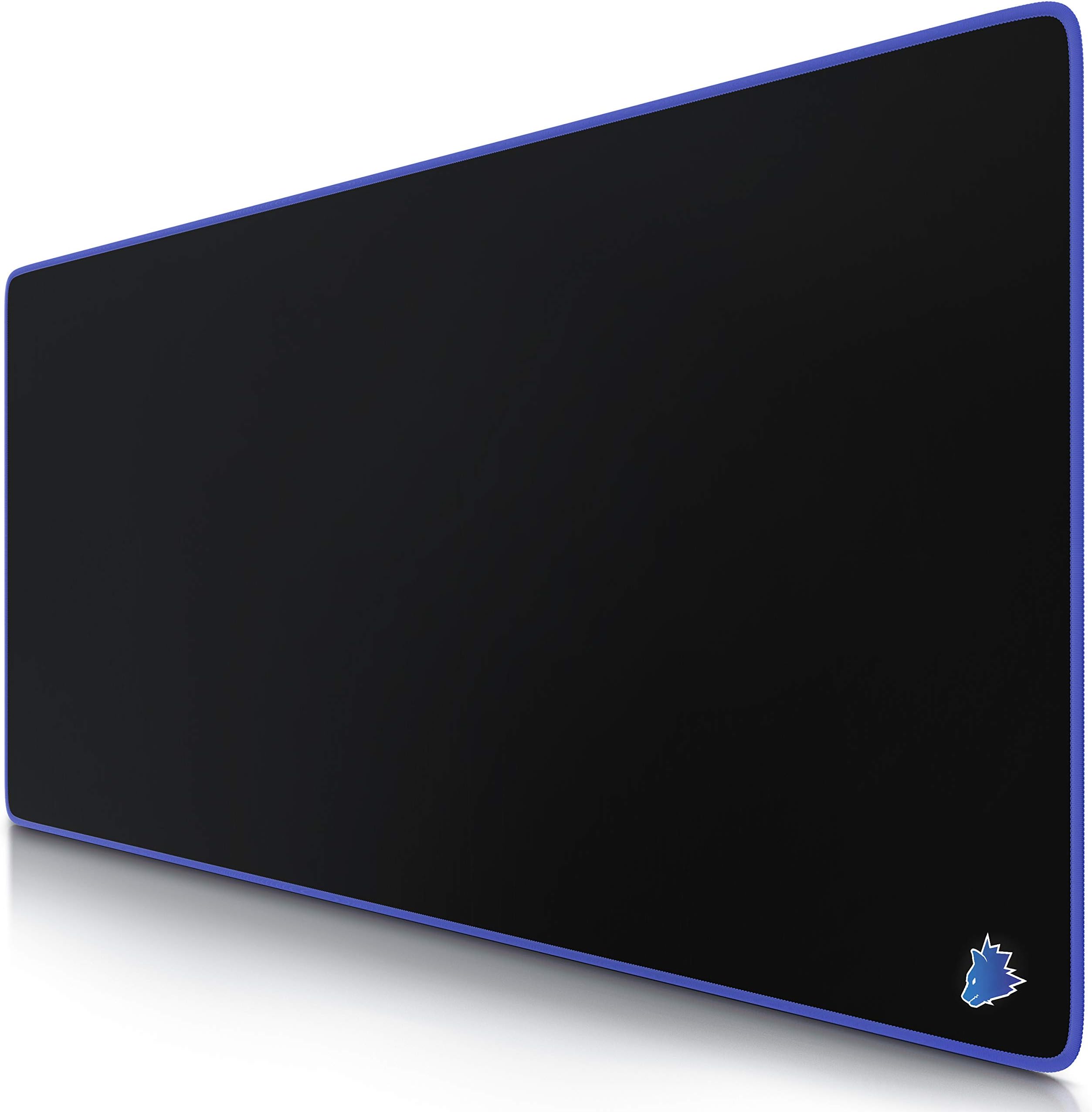 TITANWOLF XXL Speed Gaming Mouse Pad - Mouse Mat 900 x 400mm - XXL mousepad - table mat large size - improved precision and speed - rubber base for stable grip on smooth surfaces - non-slip