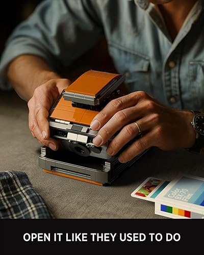 Miniatura 3 de Nifeliz Modelo de cámara Plexoid BX-70 Juego de construcción para adultos, modelo de fotografía vintage, juguete para construir y coleccionar,