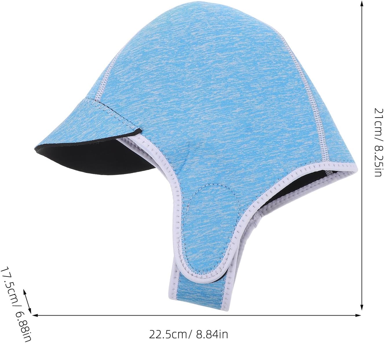 Uonlytech Thermal Diving Hood with Brim 2mm Neoprene Scuba Diving Cap Warm Wetsuit Hood for Surfing Snorkeling Sailing Water Sports
