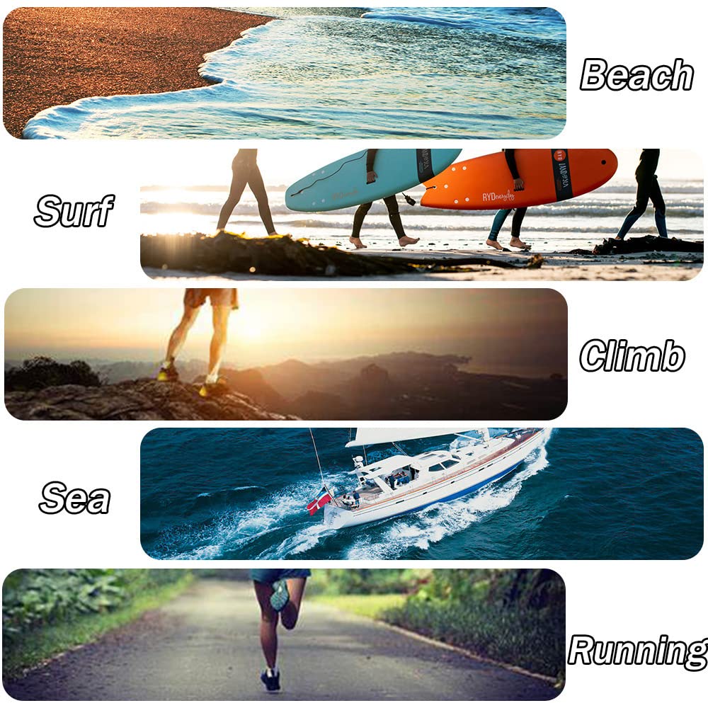 Mateju Zapatos de Agua Niño Niña Escarpines Zapatos de Natación de Verano Zapatillas de Agua Playa Antideslizantes Secado Rápido Deportes Acuáticos Surf Adolescente