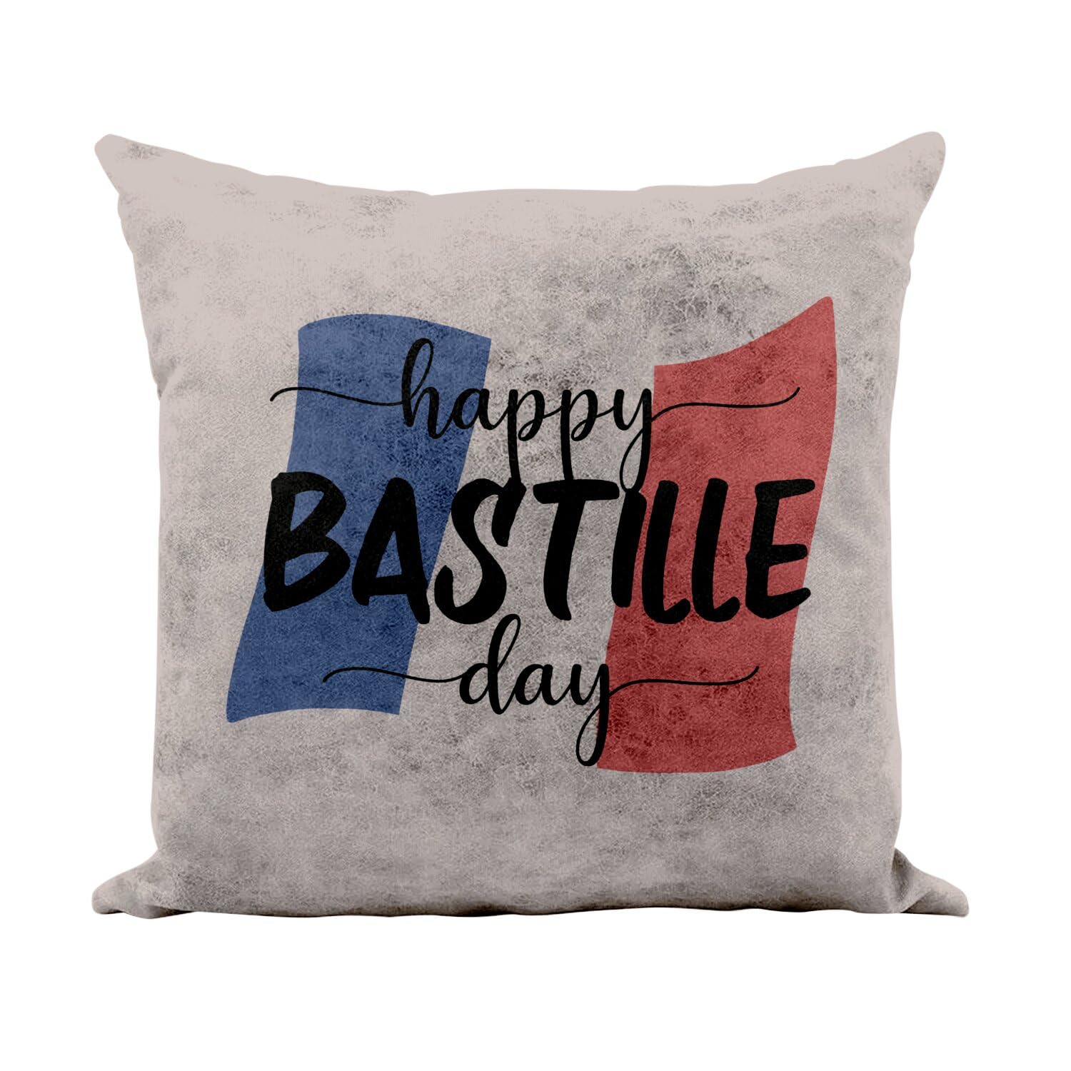 Coussin 14 juillet cadeau fete nationale pour decoration de salon
