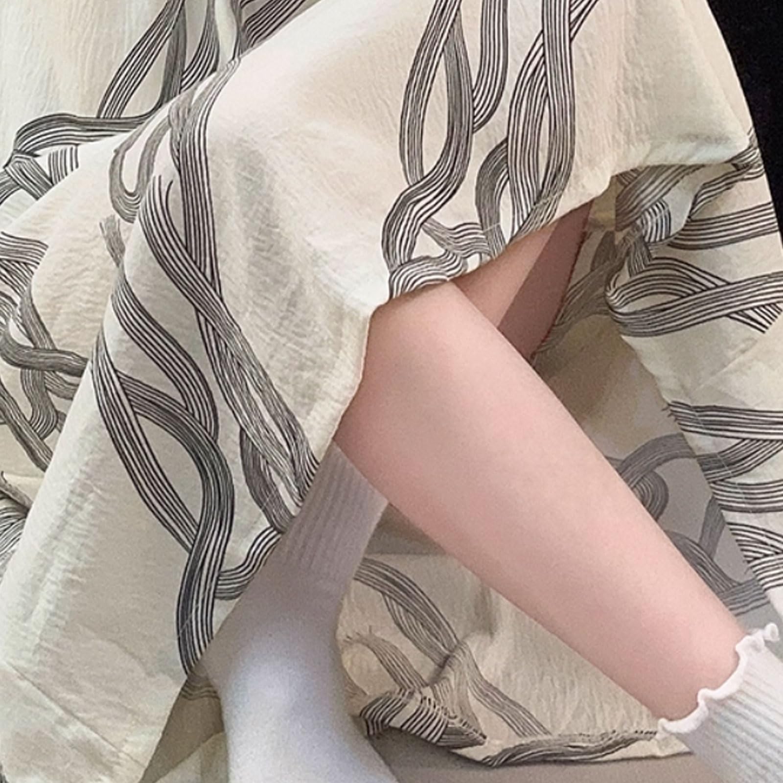 Chemise de Nuit Sexy mi-Longue en Fibres synthétiques avec Bretelles et Coussinets de Poitrine, idéale for la Maison ou l'extérieur