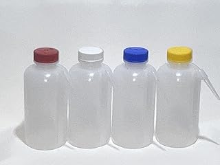 NALGE NUNC 24230500-DS Unitary Color-Coded Wash Bottles, Low-Density Polyethylene, NALGENE 2423-0500 Wash Bottle