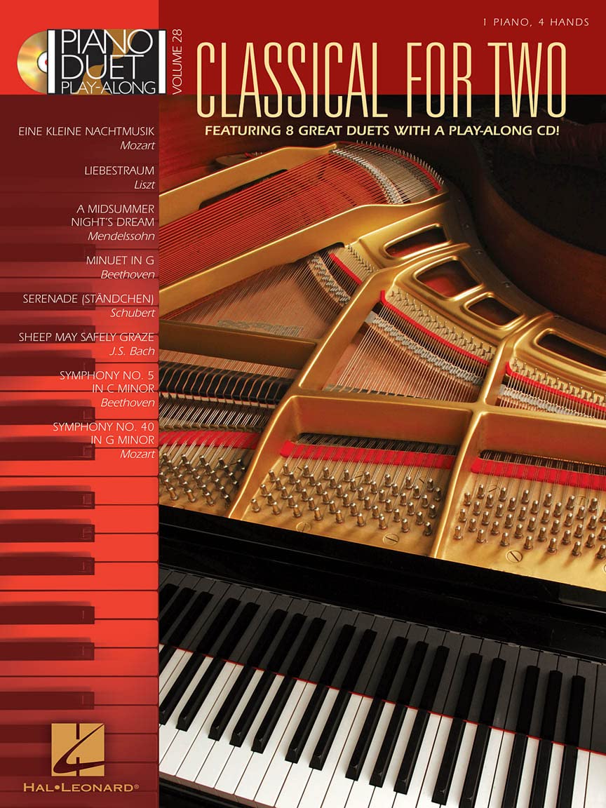 Classical for two +cd: Piano Duet Play-Along Volume 28