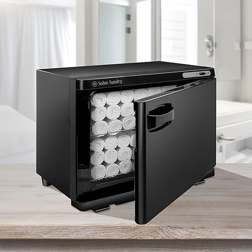 Miniatura 4 de Salon Sundry Calentador profesional de toallas calientes de alta capacidad - Equipo facial de spa y salón - Negro