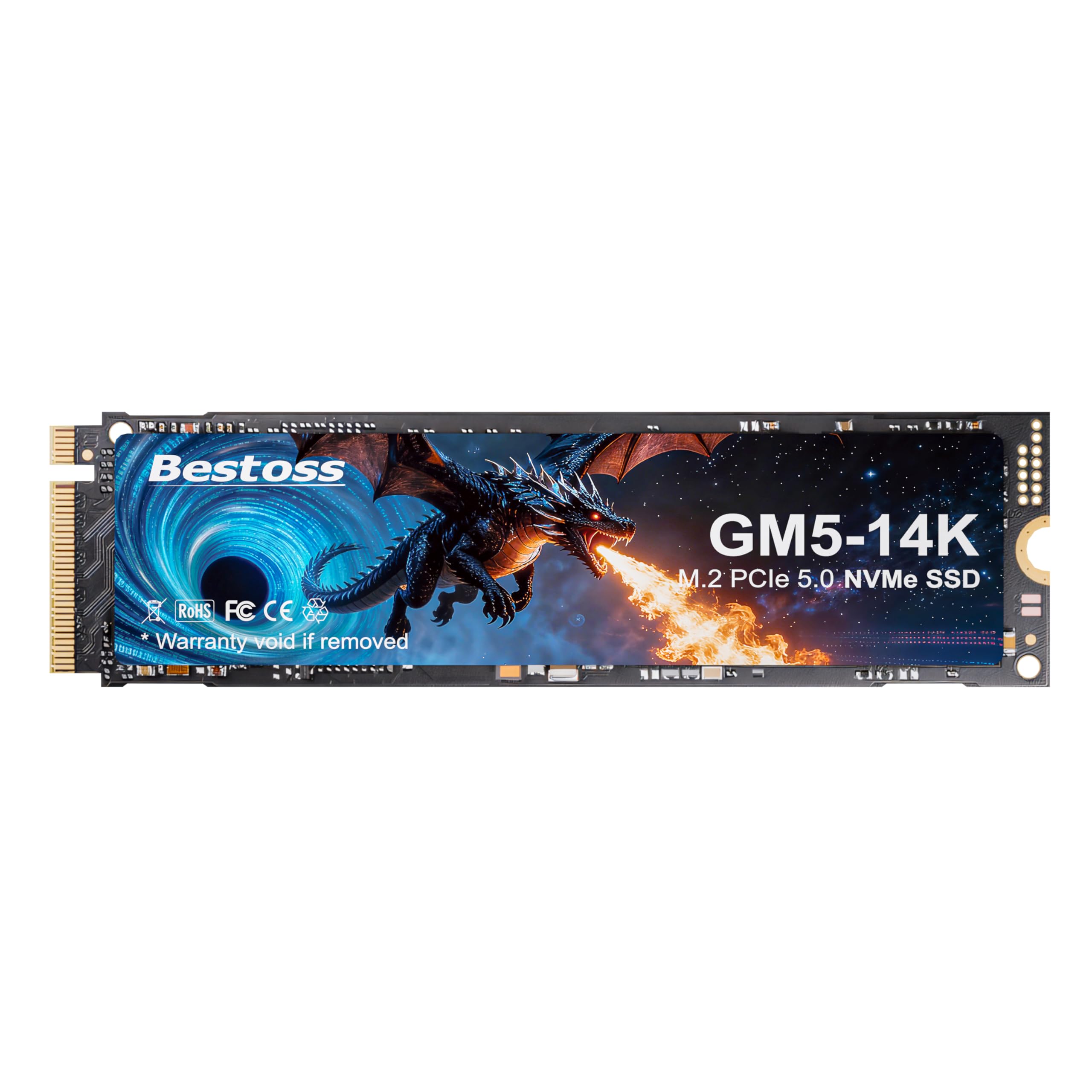 Amazon.com: Bestoss NVMe M.2 2280 SSD 1TB Internal PCIe 5.0 SSD