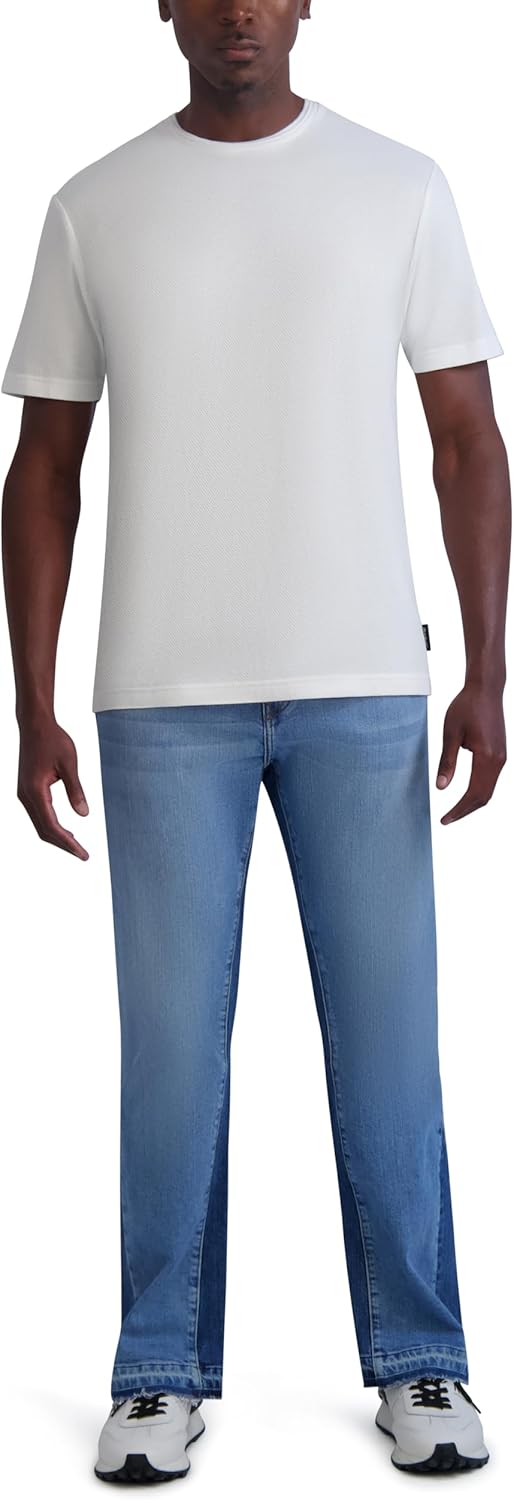 KARL LAGERFELD Mens Flare 5 Pocket Denim Pant