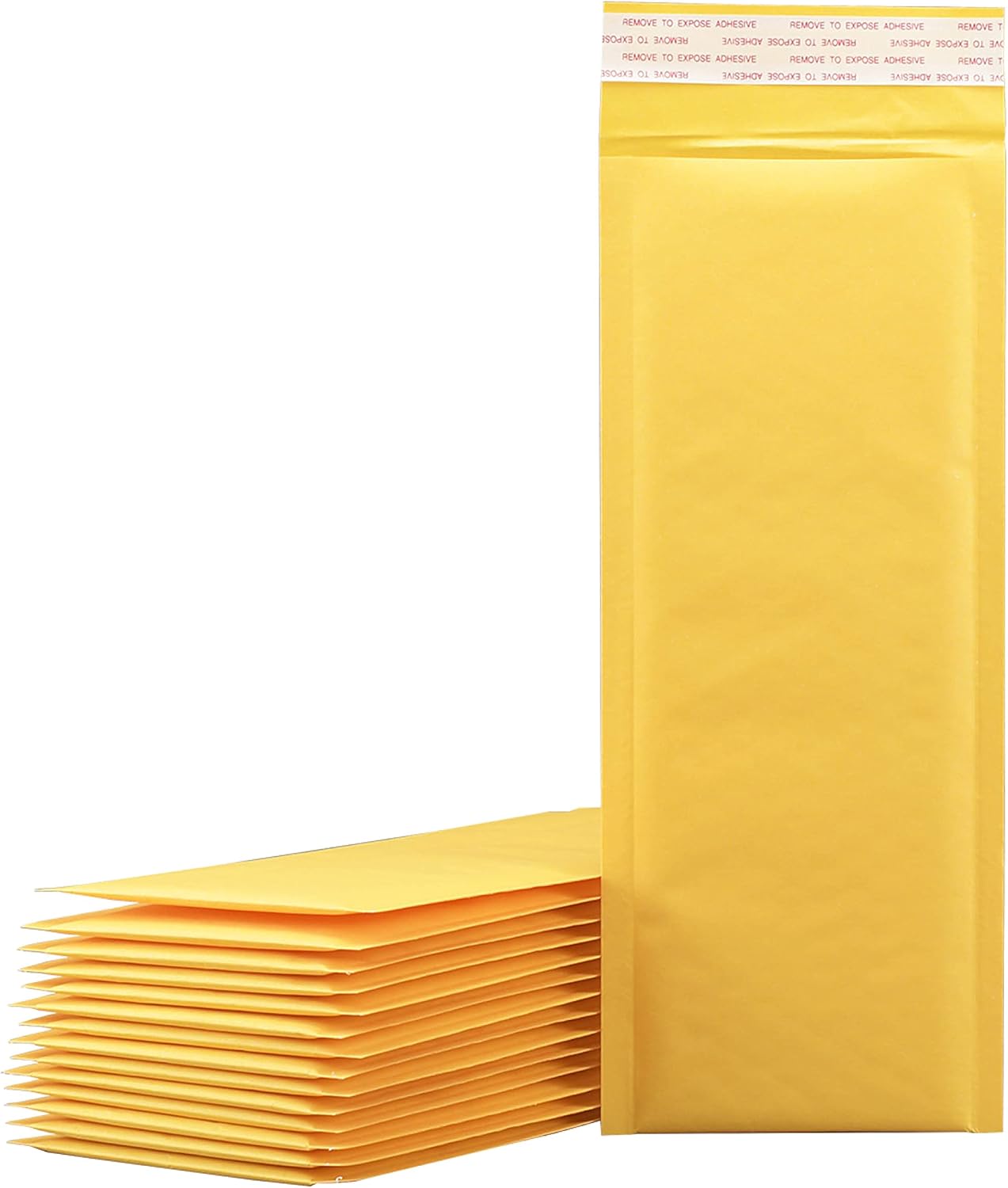 4.5" X 11" Narrow Kraft Bubble Mailers Padded Shipping Envelopes (4 1/2 x 11 inch) 200 Pack