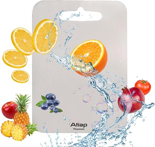 Titanium Cutting Board, Metal Cutting Board for kitchen with SGS-Certified (11.4