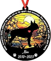 Vista 44 de Adorno personalizado para atrapasoles Bichon Frise, Bichon Frise Sun Catcher Adorno de Navidad – Regalo para perro amante, Bichon Frise 3D 2 capas