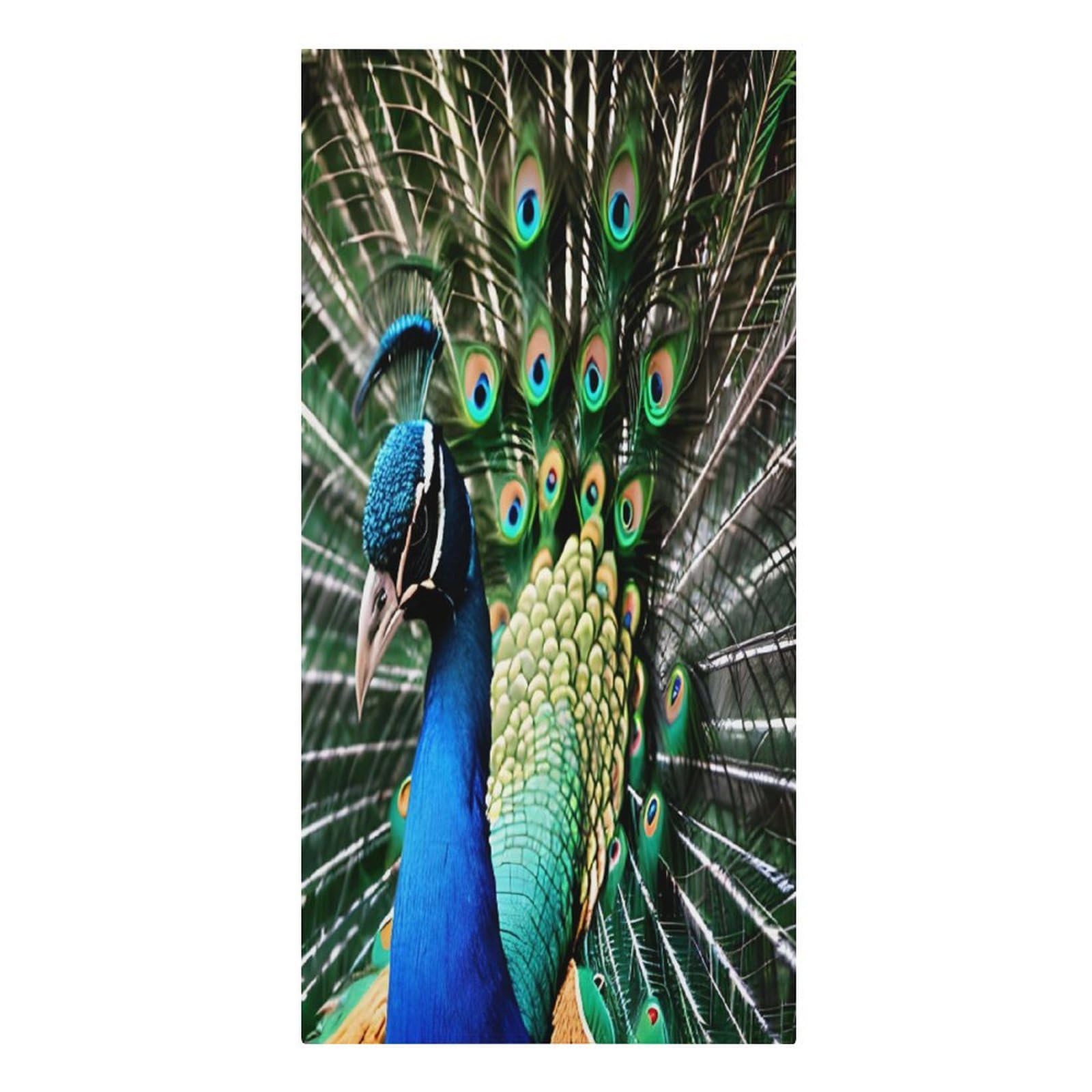 VstaDank Peacock Beach Towels 30"x61" Microfiber Super Absorbent Large Bath Towels Cozy Soft Swim Travel Towel Quick Dry Thin Pool Towel Beach Accessories for Outdoor Adult