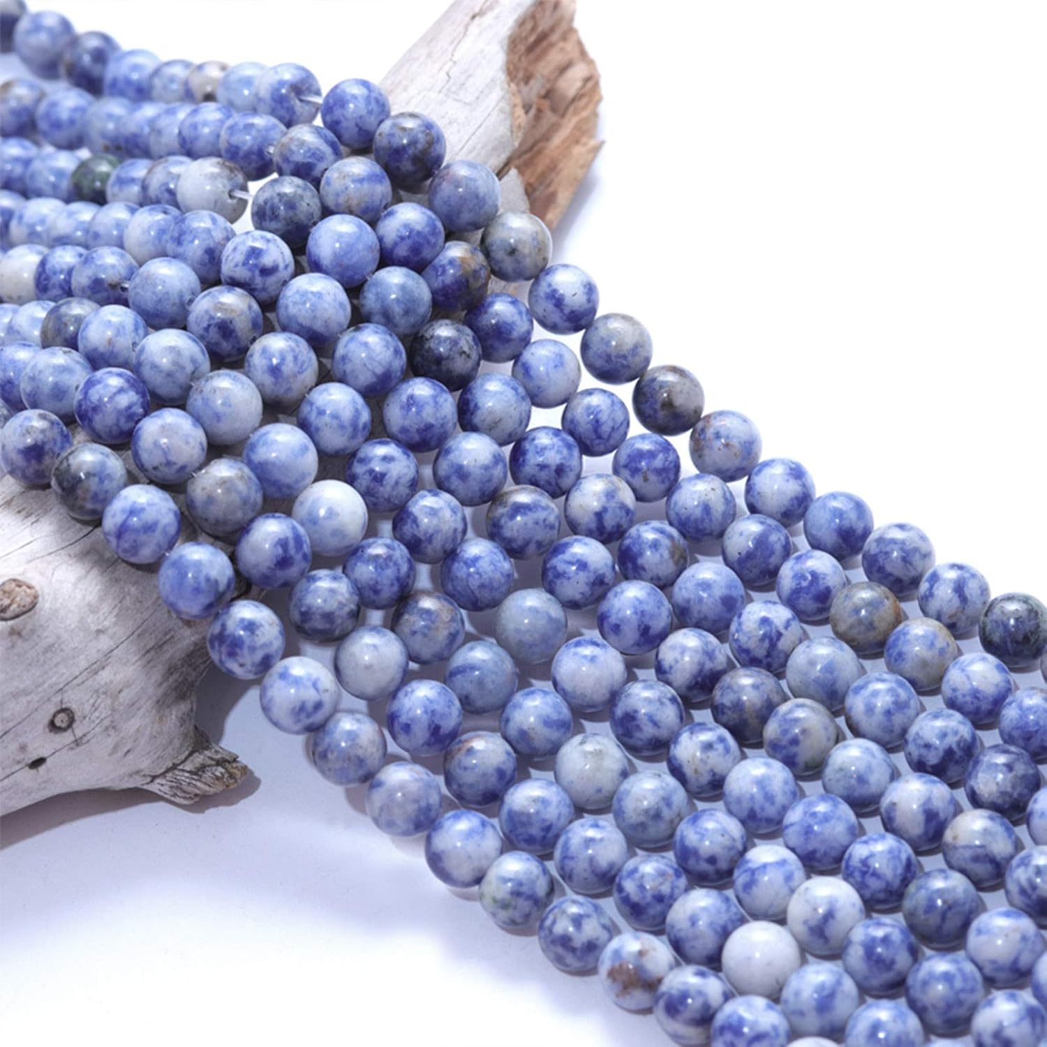 Natural Stone Beads 6mm Bule Sodalite Polished Round Smooth Gemstone Beads for Jewelry Making 15 Inch(Bule Sodalite,6mm) - Image 6