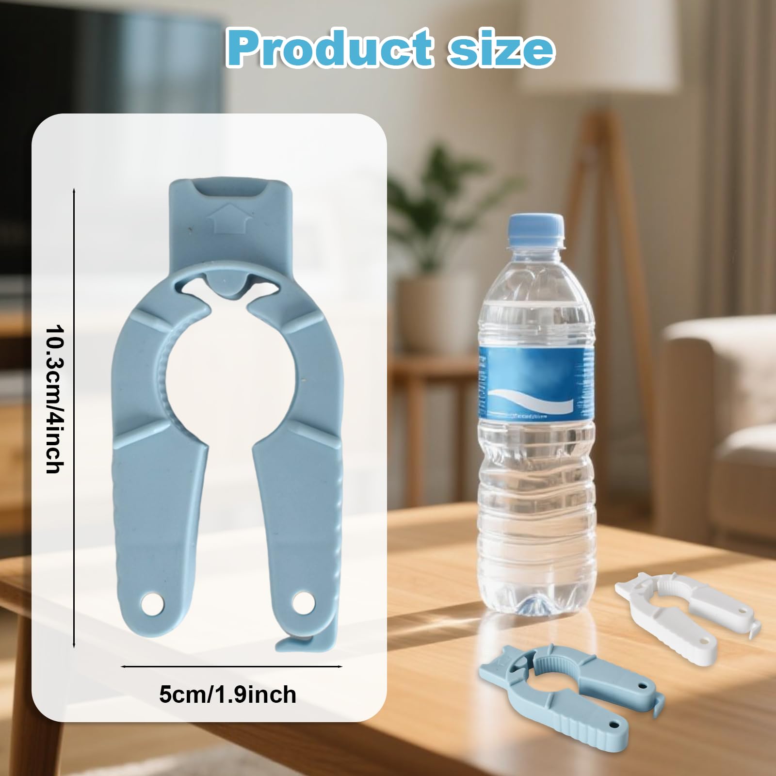 4 Apribottiglie In Plastica Arancione – Multifunzione Per Mani Artritiche E Anziani – Con Linguetta Per Rimuovere Guarnizioni – Apri Barattoli E Lattine - copertina
