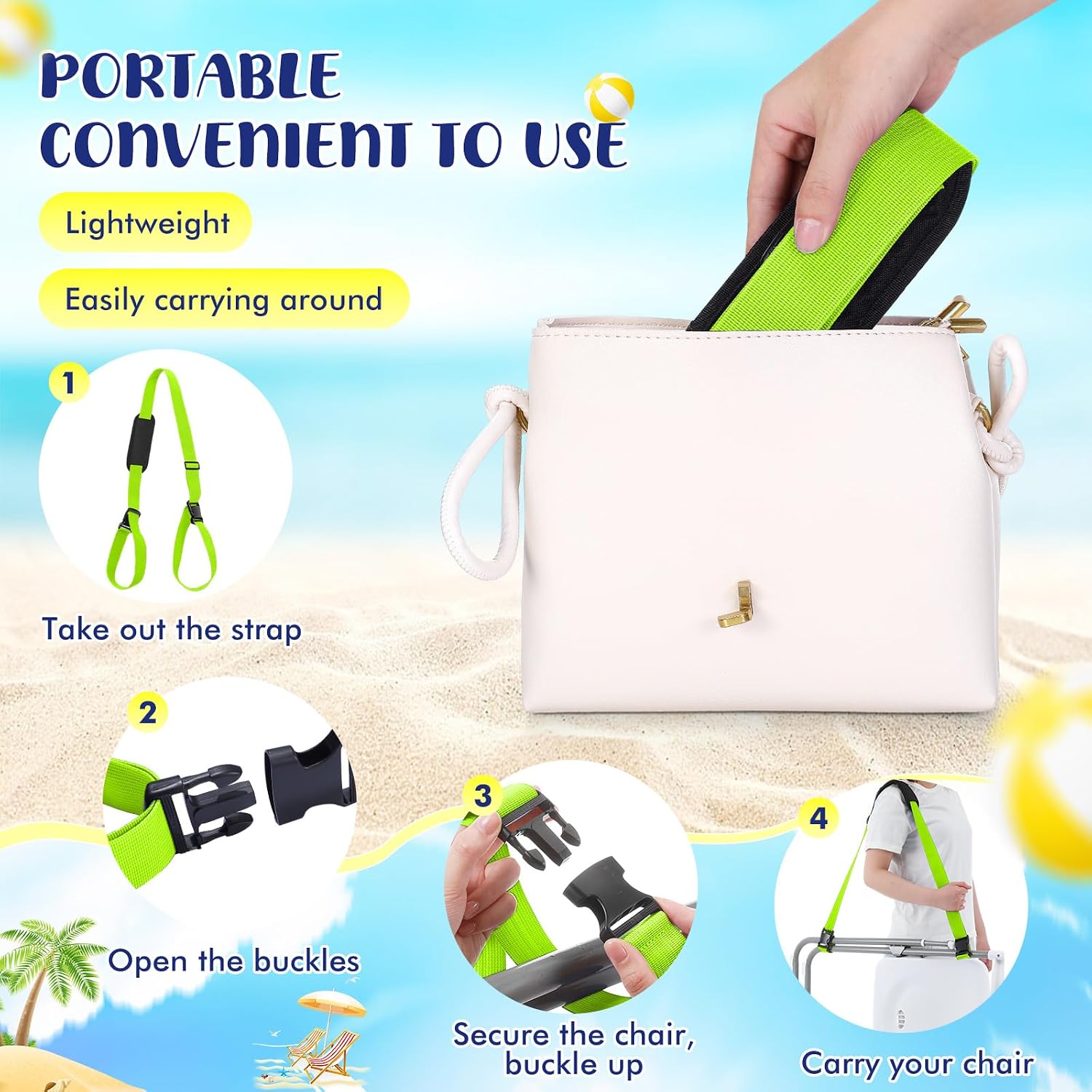 Sanwuta Adjustable Chair Carry Strap