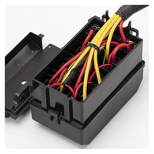 Miniatura 2 de 12 Way 12V Fuse Realy Box Car Metallic Pins Universal 6 Way Relay and 6 Slot ATOATC Blade Fuse Holder with Wireless Control