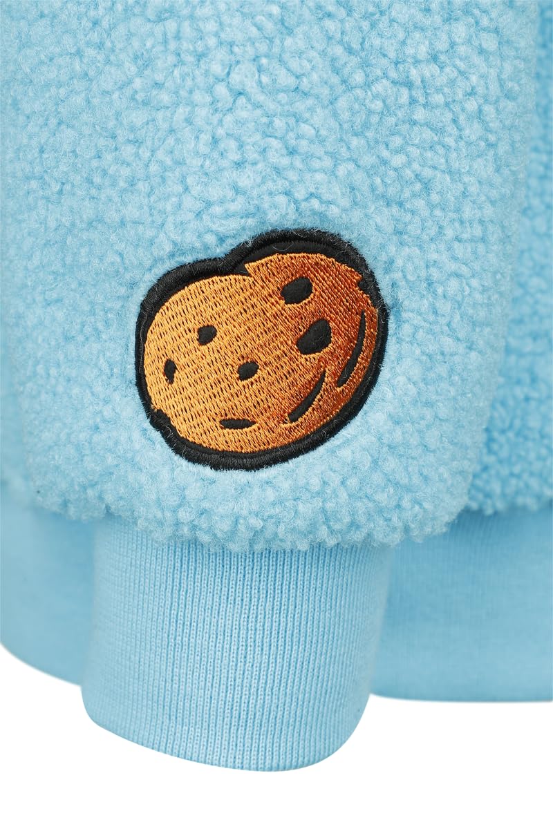 Sesame Street - Felpa con Cappuccio da Uomo, Multicolore Fan-Merch, Serie TV, Multicolore, S