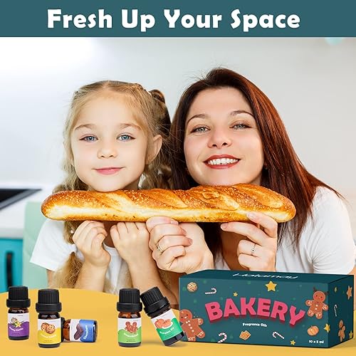 Miniatura 4 de Coffee Shop - Aceite aromático para hacer velas y jabón, aceites perfumados de primera calidad Holamay de 10 x 0.2fl oz, expreso, café, moca,