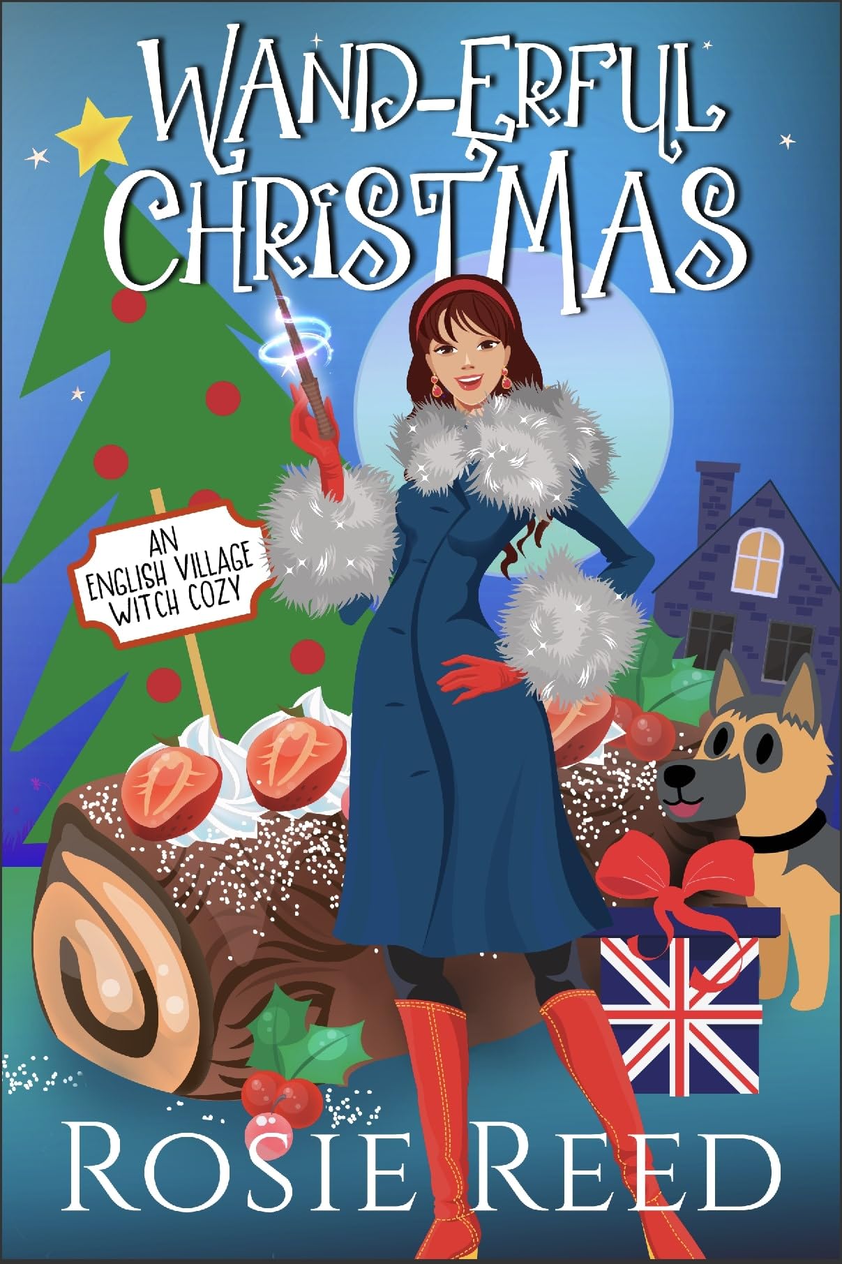 Wand-erful Christmas: A Fun Paranormal Cozy With A Dash Of Romance (English Village Witch Cozy Book 10)