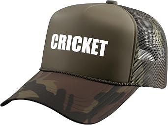 Cricket Trucker Hat with Adjustable Mesh Back