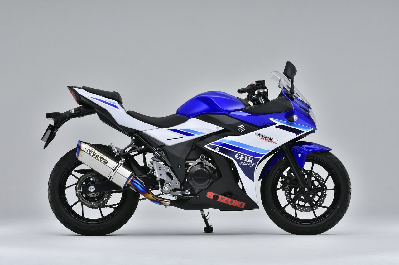 GSX-250R OVER ステンレス マフラー JMCA1017014091