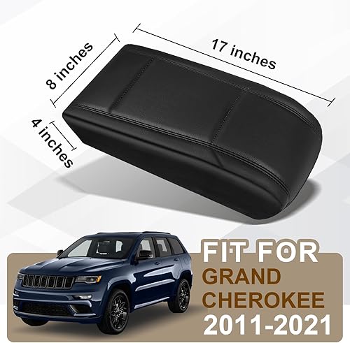 Miniatura 642 de Muslogy Funda de consola central compatible con Honda Pilot 2023 2024 2025, 2024 2025 2026 Ridgeline/Passport Accesorios para apoyabrazos, tapa