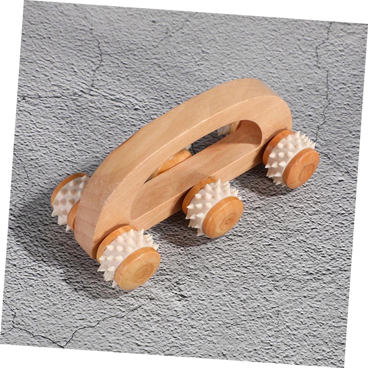 FOMIYES 5 Sätze Massagegerät Für Fußrollen Gewebe Schultermassagegerät Hand Massager Handmassagegeräte Fußmassagegerät Für Den Täglichen Gebrauch Massagerollenwerkzeug Hölzern 2 Stück * 5