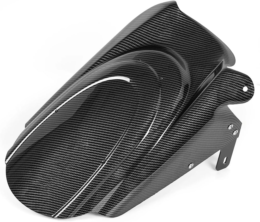 Rear Fender Mudguard for Versy650 Versy 650 2007-2024 Wheel Cover Tire Hugger Splash Mud Guard Carbon Fiber Grain