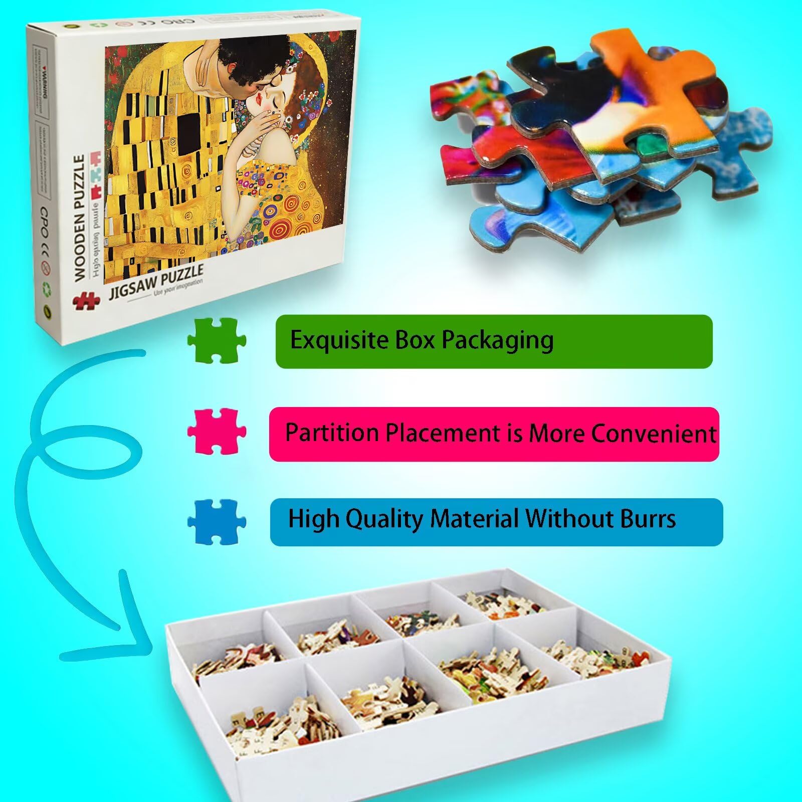 Puzzle 5000 Pezzi sogno Puzzle in Legno, Collezione Challenge, coppie Jigsaw Stampa ad Alta Definizione per La Casa Divertimento in Famiglia, Giochi Educativi e Decorazione Parete 156.5x105.5cm 8p-558