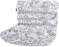 Vista 383 de Posh Creations Puf estructurado cómodo para jugar, leer y ver la televisión, Malibu Lounge, tela de lona para colorear, criaturas