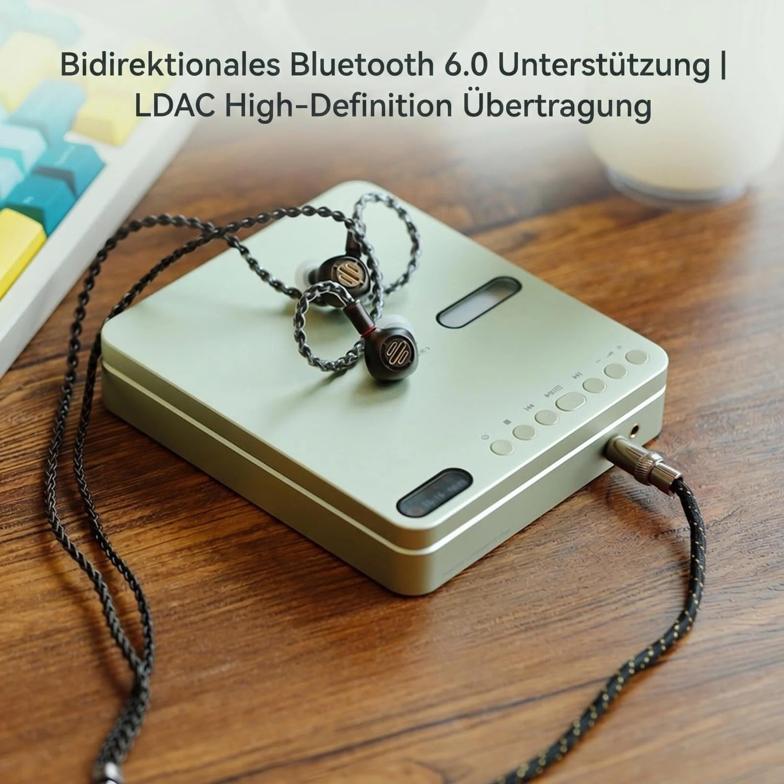 Shanling EC Play lettore CD portatile DAC CS43198 Bluetooth 6.0 3450 mAh 12 ore uscita cuffie 3,5 mm