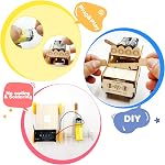 5 in 1 STEM Kits for Kids Ages 8-12, STEM Science Toys for Boys Girls Age 6-14, DIY Wooden Model Car Building Kit with 5 Motors, Engineering Robotics Kits, Educational Birthday