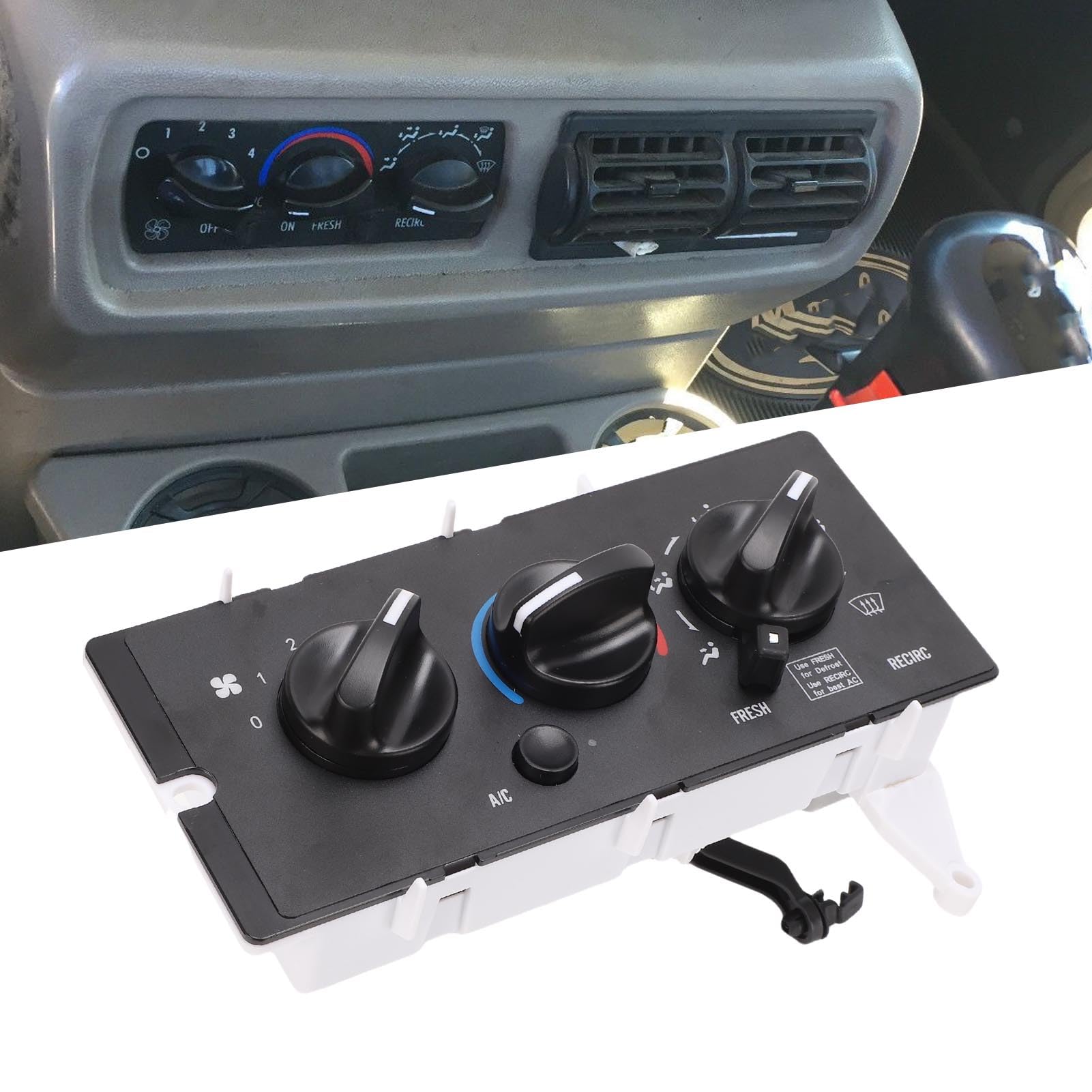 Przełącznik Panelu Sterowania AC moduł Klimatyzacji, Zamiennik dla Mack Trucks CH613 CV713 2001-2005, Zastępuje Numery Części 7787-880011 1000149542 3899002 850-7450