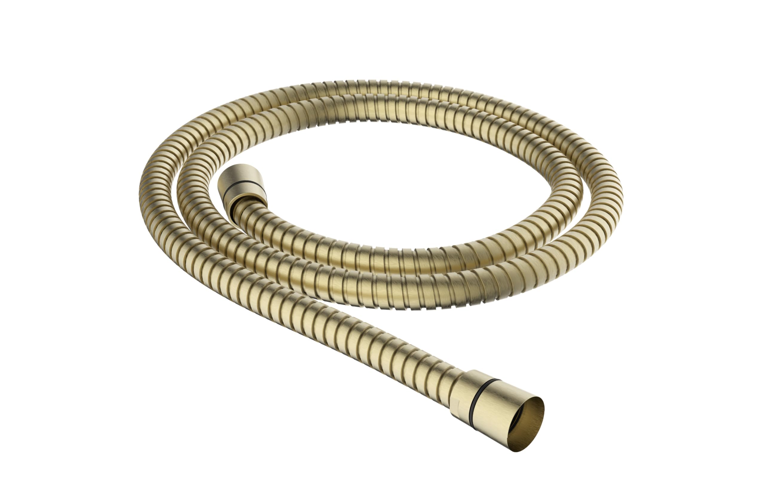 Bristan 1.5M Shower Hose, Stainless Steel Construction, Wall Mounted, Brushed Brass Finish