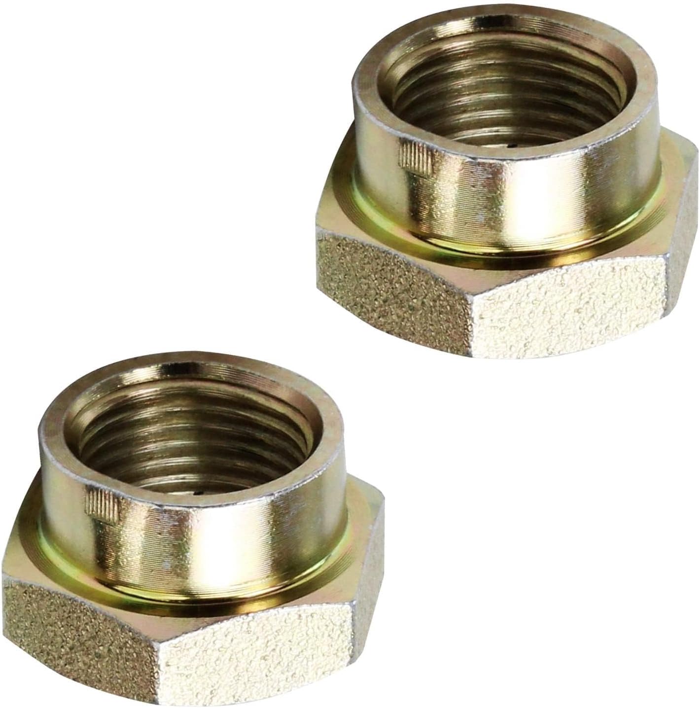 Detroit Axle - 4WD Front Wheel Bearing Hubs Kit for Silverado Sierra 1500 2500 HD 3500 Suburban Yukon XL 2500 Chevrolet GMC Hummer H2 [8 Lugs], 2 Wheel Bearing Hubs 2 CV Axle Nuts Replacement