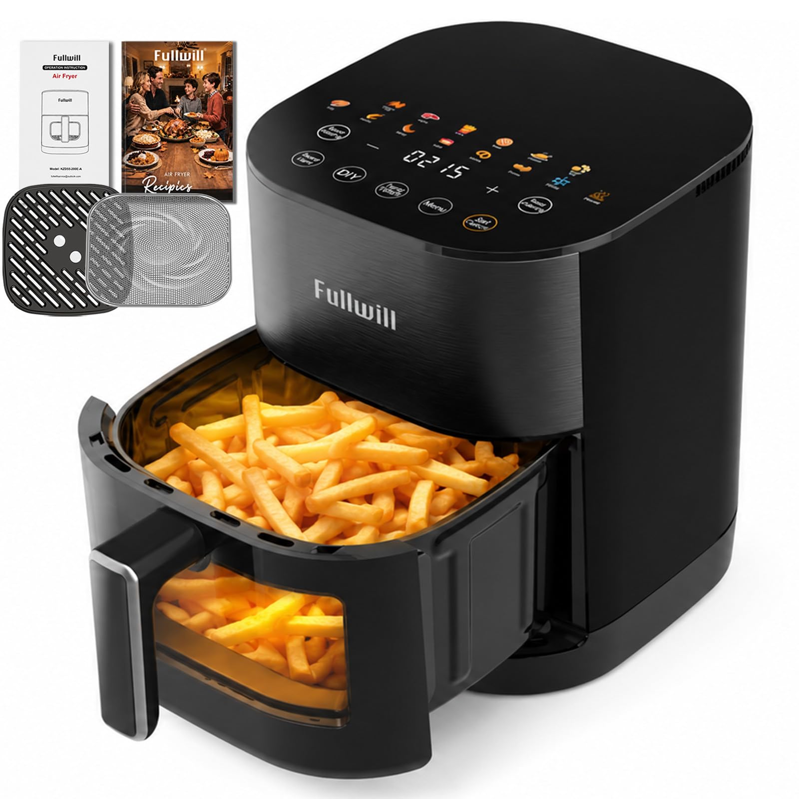 Fullwill 6Qt Air Fryer with Window