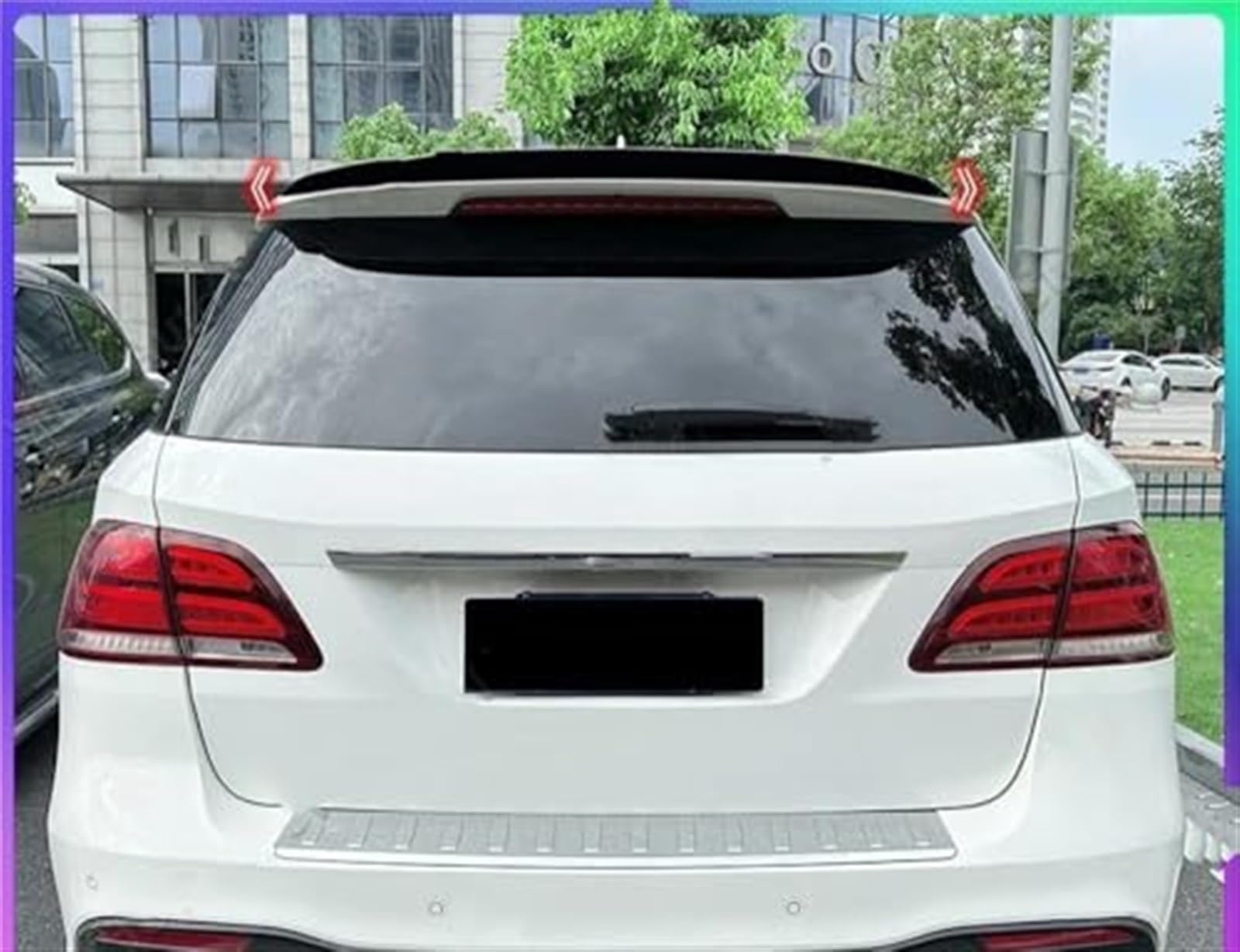 Spojlery tylne samochodu Spojler dachowy tylny samochodu Spoiler skrzydłowy, do Mercedesa-Benza, do ML GLE, do klasy 2012-2018 Paski górny rozdzielacz bagażnika Listwa zderzaka Spoiler skrzydłow