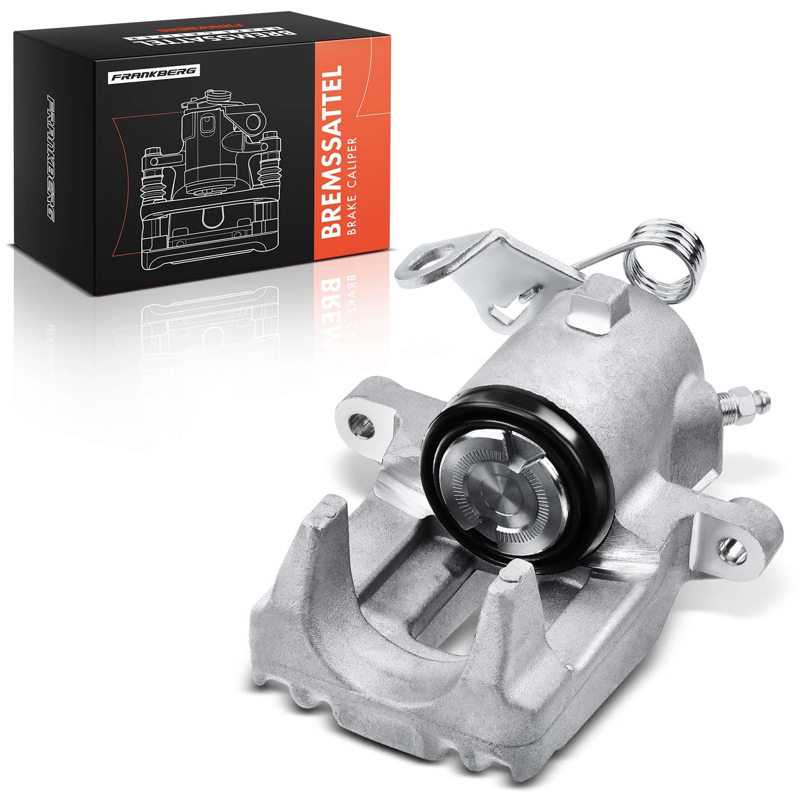 Frankberg Brake Caliper Disc Brake Rear Left Aluminium Compatible with Golf IV Variant A3 TT Leon Toledo II O.c.t.a.v.i.a I B.o.r.a Variant Replace# 1J0615423B