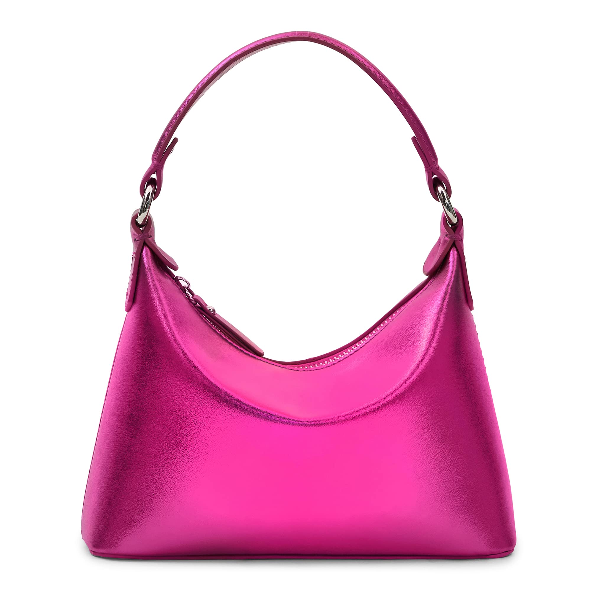 Miraggio Womens Fionn Metallic Sling Bag With Relaxed Fit Top Handle (Metallic Pink) (B0BCGQJWYP) Amazon Price History, Amazon Price Tracker
