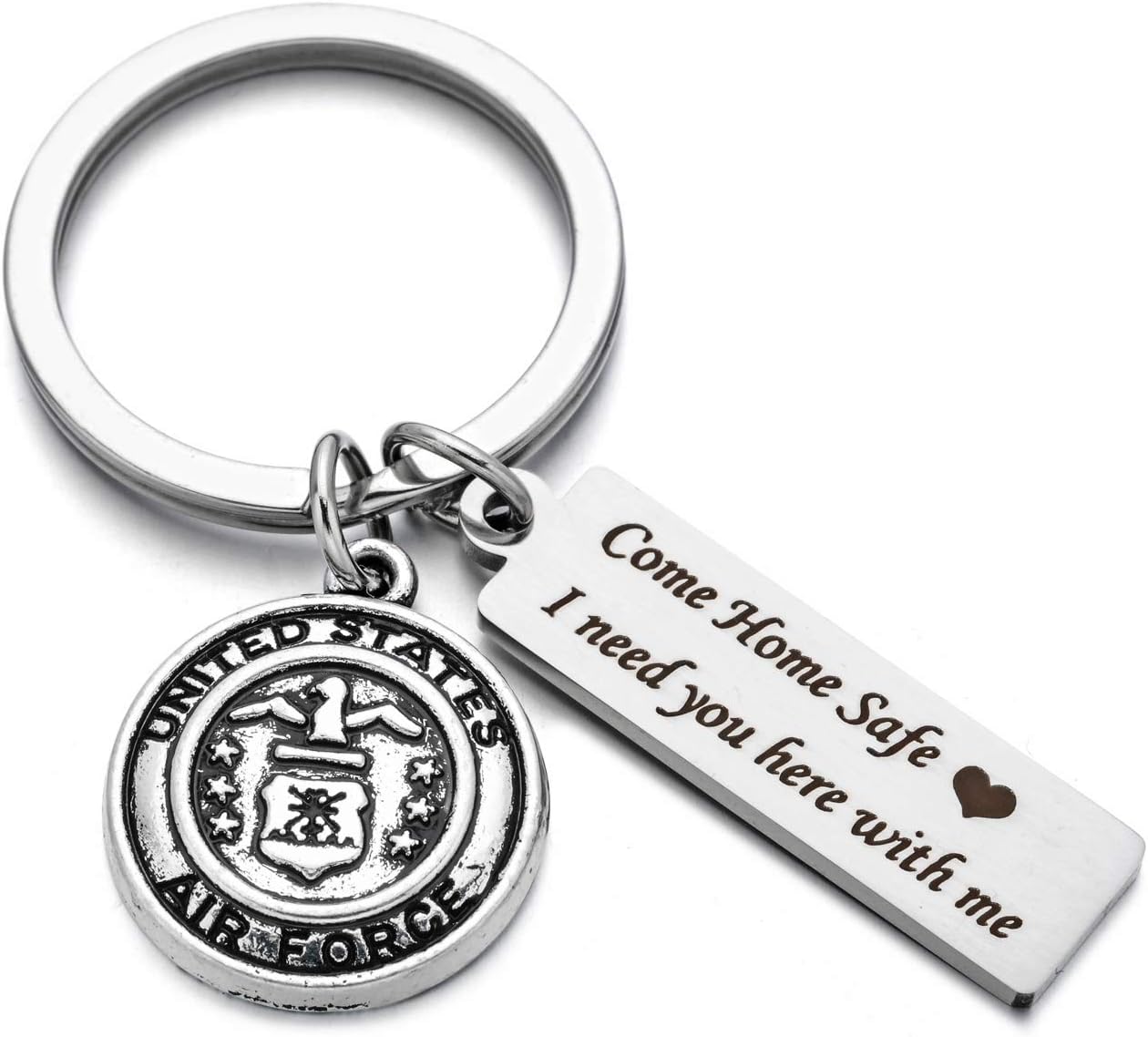 Drive Safe Charms Keychain Come Home Safe I Need You Here With Me Dad Husband Boyfriend Gift