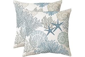 Tritard Nautical Coastal Throw Pillow Covers for the Perfect Beach Getaway