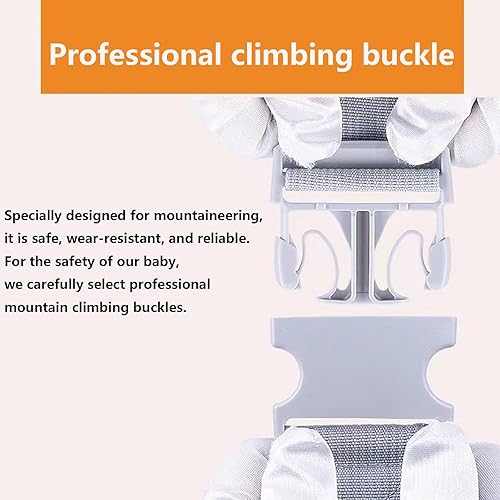 Miniatura 5 de Baby Carrier with Hip Seat, Baby Carrier Newborn to Toddler, Detachable Baby Hip Seat Carrier for 7-66lbs, All Seasons Baby Holder Carrier, All