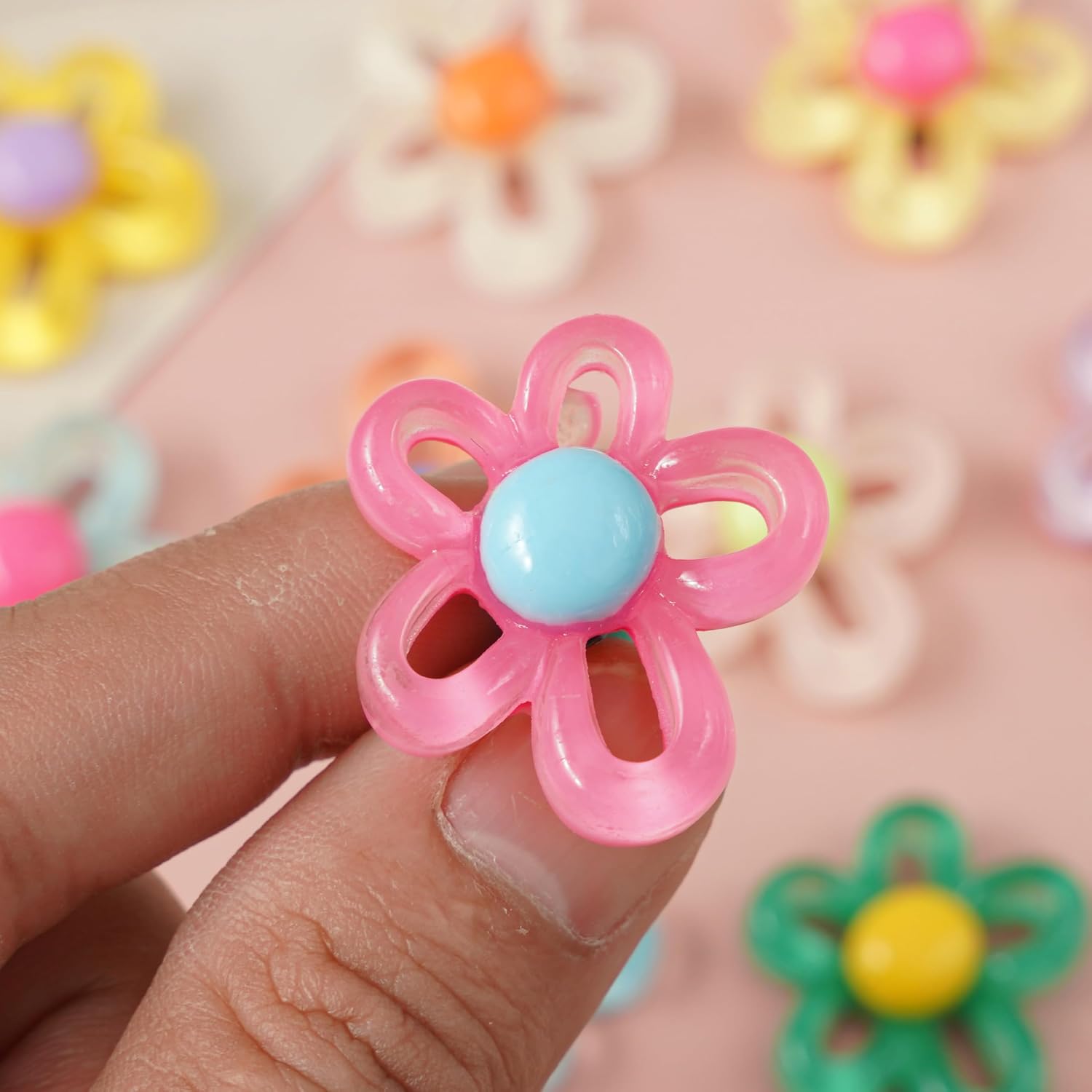 Cute Flower Shoe Charms, Colorful Floral PVC Accessories for Shoes, Sandals, Bags & Bracelets, Birthday Party Favors and Holiday Gifts