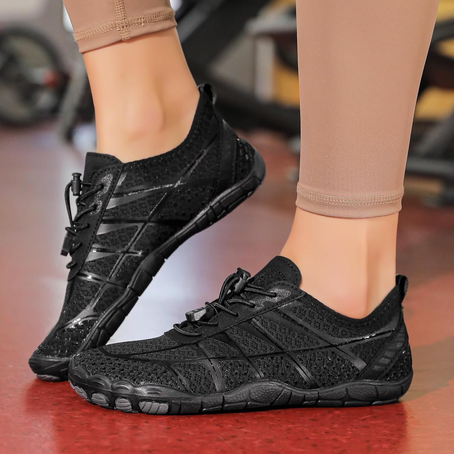 Hike Barefoot Shoes Womens Men HF Cloud Stride Non-Slip Wide Toe Box Water Shoes Wide Toe Shoe Footwear for Hiking, Walking, Running, Yoga, and Water Sports Anti-Slip Hiking Footwear