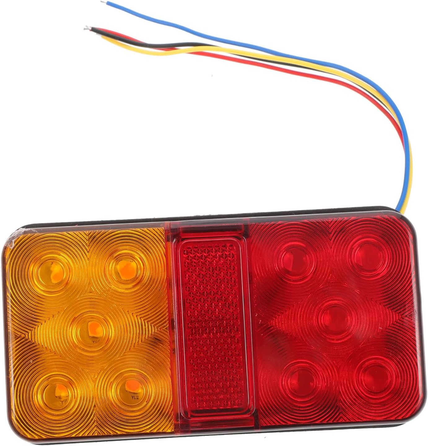 10 LED Trailer Marker Lights Kit for Trucks and Trailers Waterproof Side Lamps Easy Installation Red and Amber Colors for Safe Towing